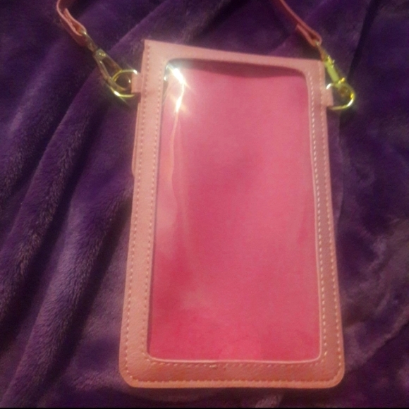 Cellphone Case Roomy Crossbody Wristlet Carrier NWT - Picture 5 of 8